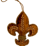 Embroidered Velvet Decoration