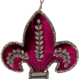 Embroidered Velvet Decoration