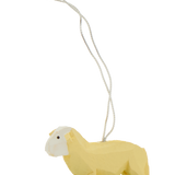 Miniature Pull-Along Animal Wooden Ornament