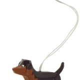 Miniature Pull-Along Animal Wooden Ornament