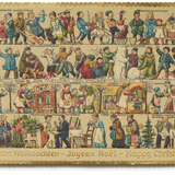 Embossed Christmas Choosing Keeping Postcard