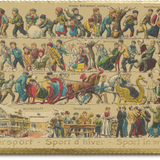 Embossed Christmas Choosing Keeping Postcard