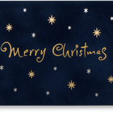 Velvet Merry Christmas Greeting Card