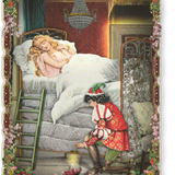 Glitter Fairy Tale Postcard