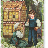 Glitter Fairy Tale Postcard
