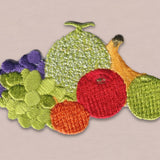 Japanese Embroidered Patch, Fruits