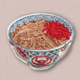 Japanese Embroidered Patch, Gyudon