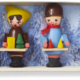 Matchbox Diorama, Children in Snow