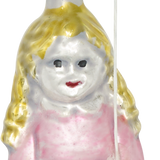 Girl with Balloon Glass Ornament