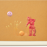 Engraved Halloween Scarecrow Greeting Card