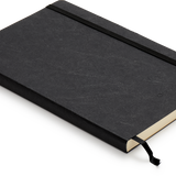 Black Softcover Faux Leather Notebook