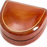Semi Circle Moulded Leather Box