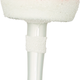 Red and White Poisonous Mushroom Glass Ornament