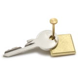Brass Futagami Square Keyring