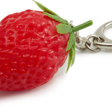 Faux Strawberry Keyring