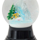 Medium Glass Snow Globe, Mountain Skier