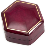 Hexagonal Moulded Leather Box