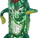 Evil Pickle Glass Ornament