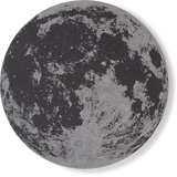 Dark Moon Greeting Card