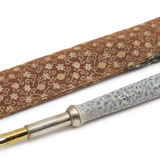Steve Harrison Ceramic Dip Pen, No.4 Light Blue and Rhodium