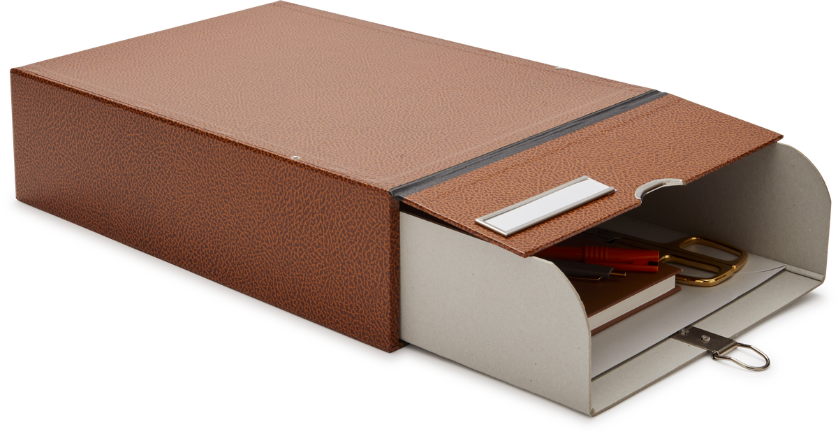 Archival Box, Mottled Brown – Choosing Keeping