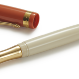 Peach and Ivory Kaweco Student 70s Retro Rollerball Pen