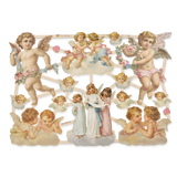 German Scrap,  Cupids and Angels