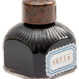 Premium British Sepia Fountain Pen Ink Bottle, 80ml