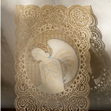 Jean Cocteau Lace Card, Gabriel with Lilies