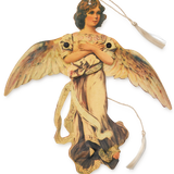 Jumping Jack Pull String Angel Greeting Card