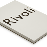 Grey Rivoli Writing Paper Pad