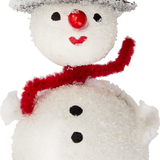 Papier-mâché Snowman with Legs