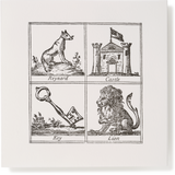 Square Miscellany Greeting Card, Reynard