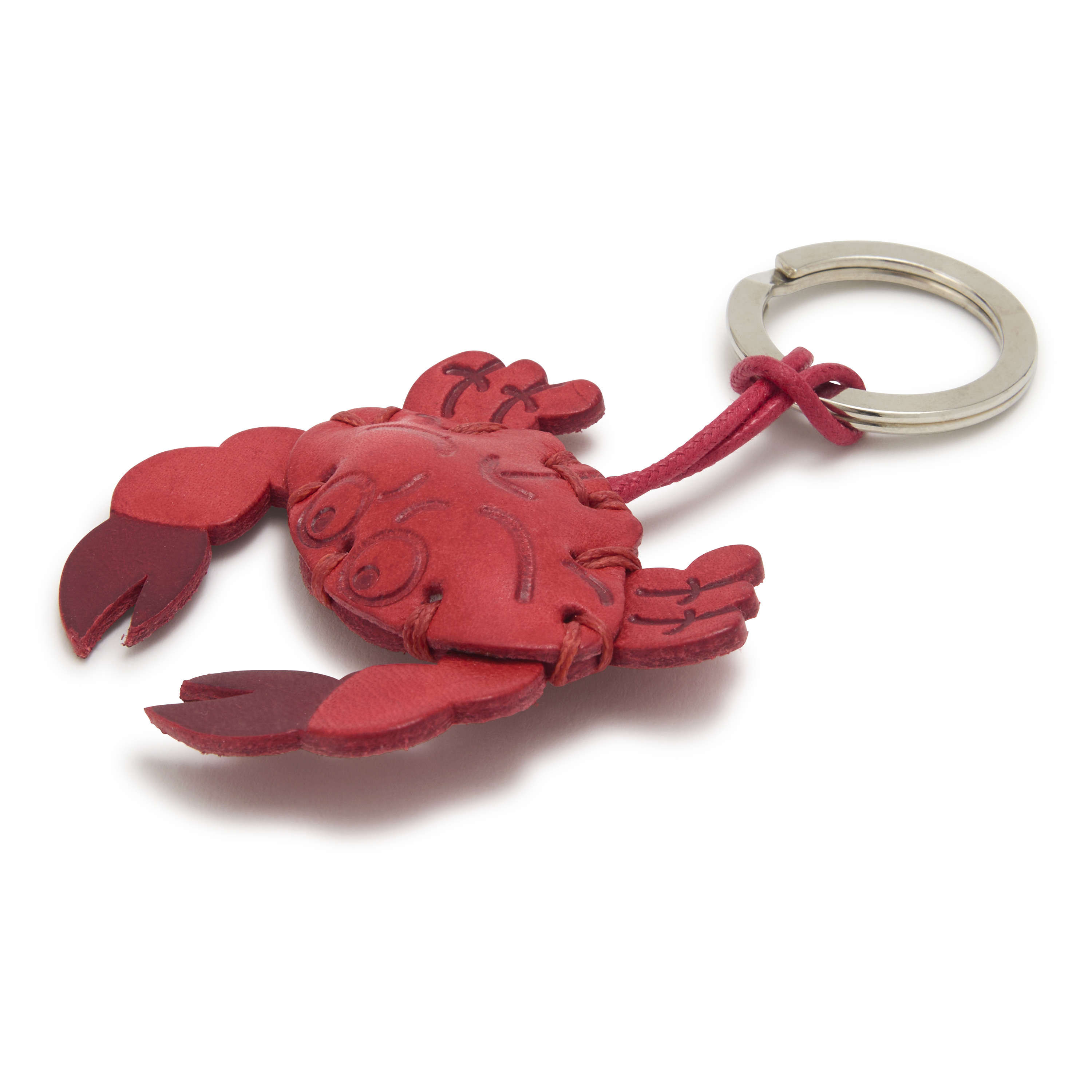 Italian Leather Keyring, Crab – Choosing Keeping