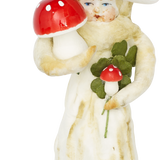 Mushroom Girl Spun Cotton Ornament