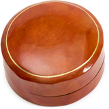Round Moulded Leather Box