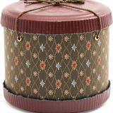 Choosing Keeping Round Gift Box, Brown