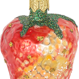 Strawberry Glass Ornament