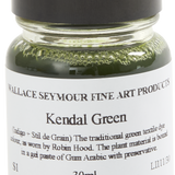 Natural Pigments Drawing Inks, Kendal Green 30ml