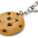 Faux Chocolate Chip Cookie Keyring