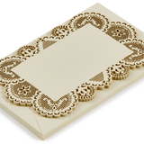 Set of 6 Lace Postcards and matching envelopes, Set 2