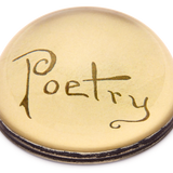 John Derian Poetry Paperweight