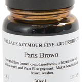Natural Pigments Drawing Inks, Paris Brown 30ml