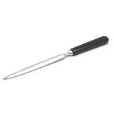 Stainless Steel Letter Opener with Black Handle