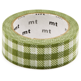 Green Gingham MT Washi Tape