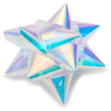 Iridescent Stick-on Bow