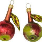 Crabapple Glass Ornament