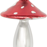 Small Mushroom in Grass Glass Ornament