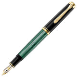 Pelikan M600 Souveran Green Stripe Fountain Pen
