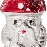 Mushroom Santa Christmas Ornament